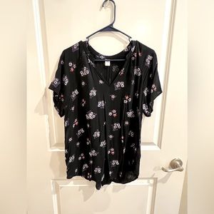 Old Navy floral blouse